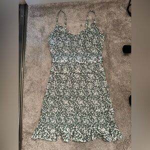 Abercrombie & Fitch Green Floral dress